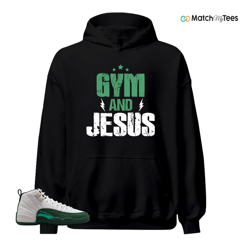 NIKE AIR JORDAN 12 RETRO BUCKS SNEAKER Matching Tees hoodie