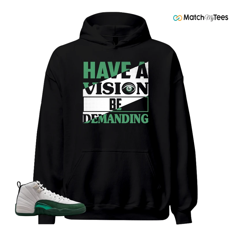 NIKE AIR JORDAN 12 RETRO BUCKS SNEAKER Matching Tees hoodie