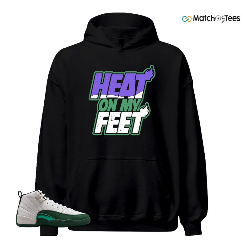 NIKE AIR JORDAN 12 RETRO BUCKS SNEAKER Matching Tees hoodie