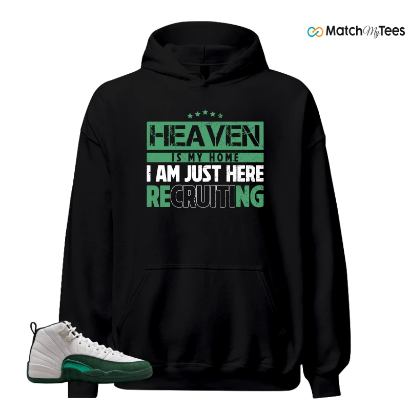 NIKE AIR JORDAN 12 RETRO BUCKS SNEAKER Matching Tees hoodie