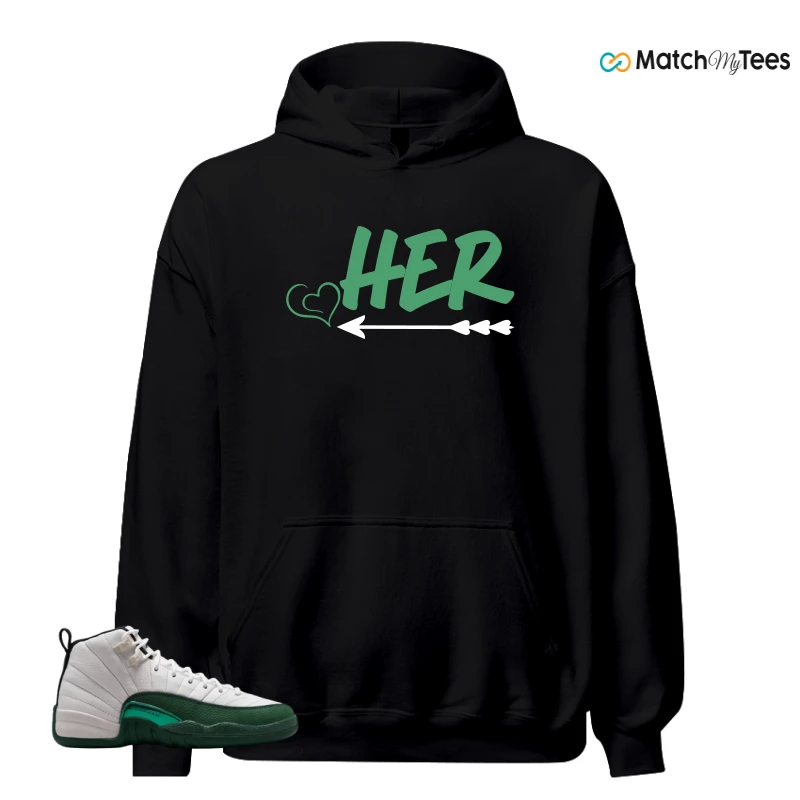 NIKE AIR JORDAN 12 RETRO BUCKS SNEAKER Matching Tees hoodie