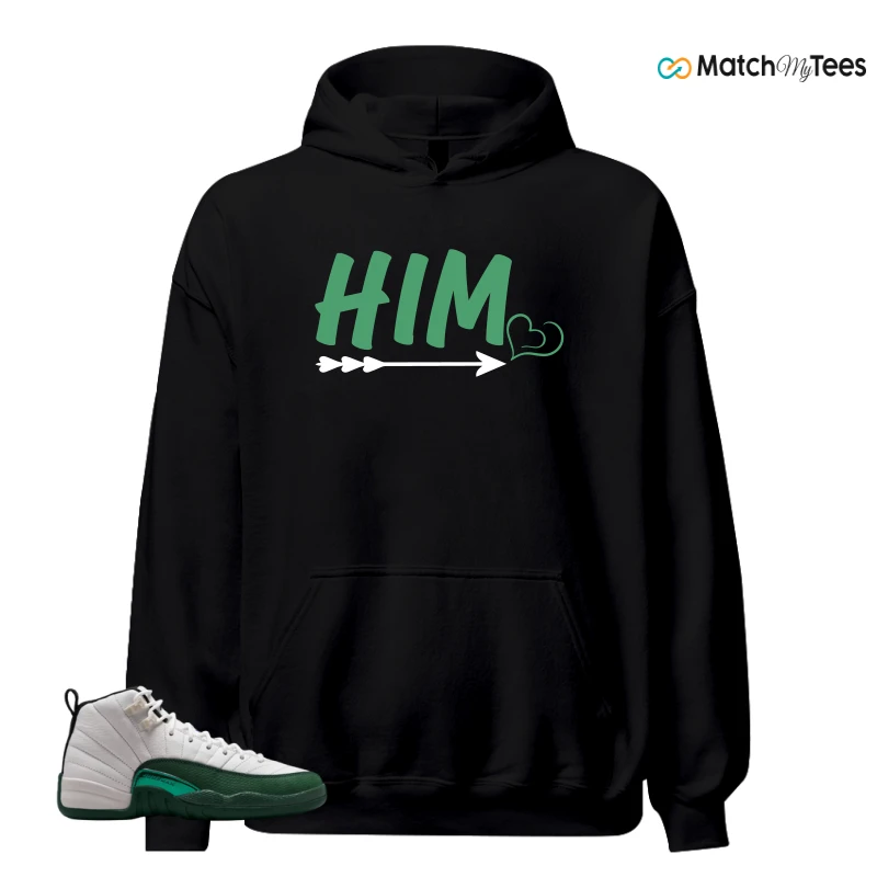 NIKE AIR JORDAN 12 RETRO BUCKS SNEAKER Matching Tees hoodie