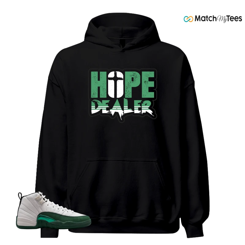 NIKE AIR JORDAN 12 RETRO BUCKS SNEAKER Matching Tees hoodie