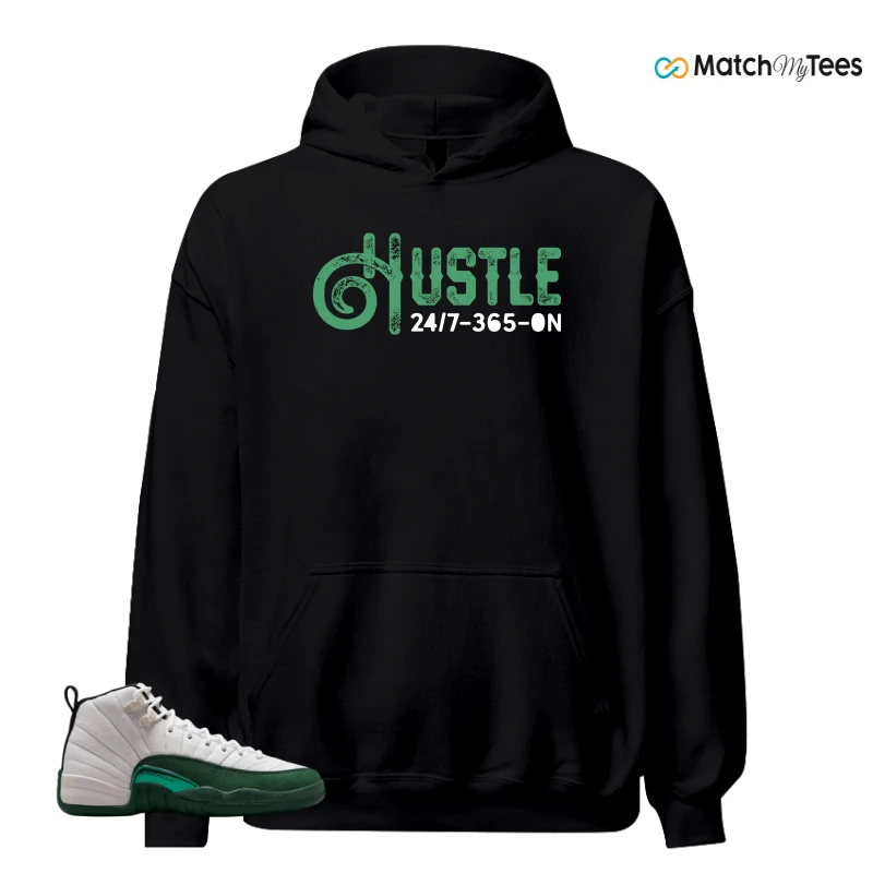 NIKE AIR JORDAN 12 RETRO BUCKS SNEAKER Matching Tees hoodie