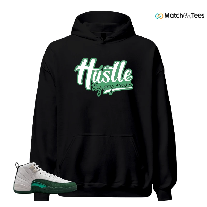NIKE AIR JORDAN 12 RETRO BUCKS SNEAKER Matching Tees hoodie