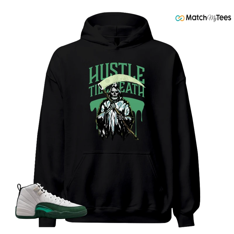 NIKE AIR JORDAN 12 RETRO BUCKS SNEAKER Matching Tees hoodie
