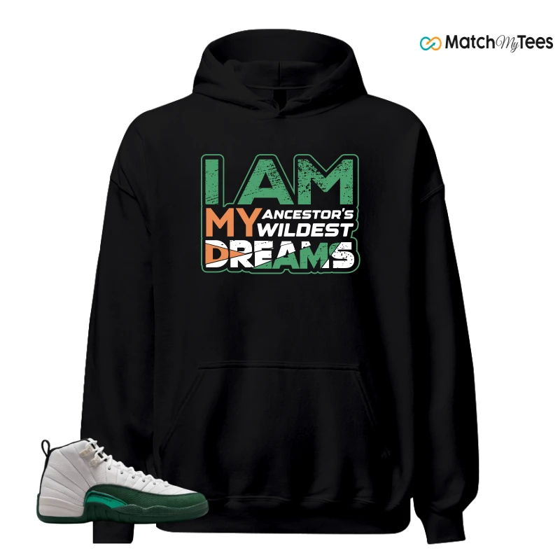 NIKE AIR JORDAN 12 RETRO BUCKS SNEAKER Matching Tees hoodie