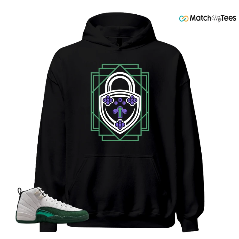 NIKE AIR JORDAN 12 RETRO BUCKS SNEAKER Matching Tees hoodie