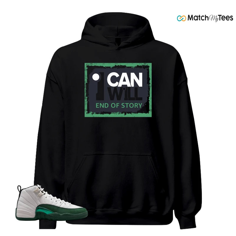 NIKE AIR JORDAN 12 RETRO BUCKS SNEAKER Matching Tees hoodie