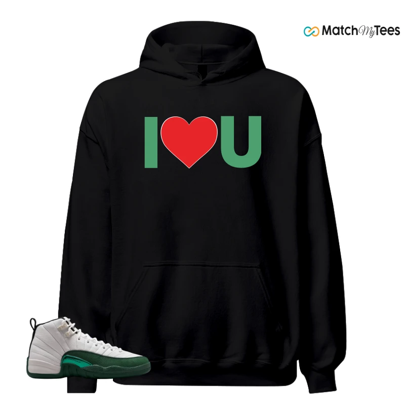 NIKE AIR JORDAN 12 RETRO BUCKS SNEAKER Matching Tees hoodie