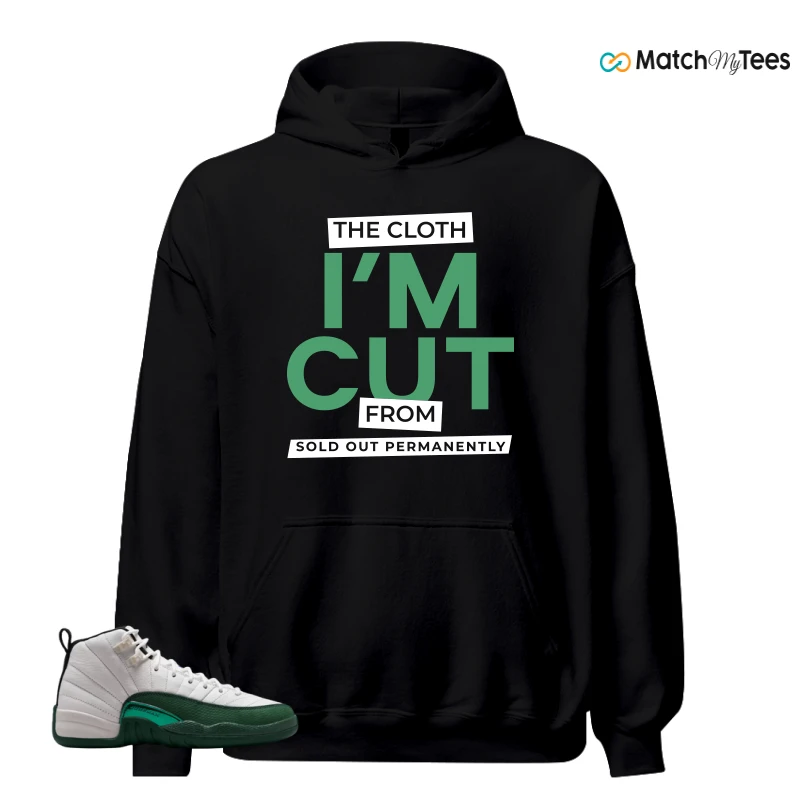 NIKE AIR JORDAN 12 RETRO BUCKS SNEAKER Matching Tees hoodie