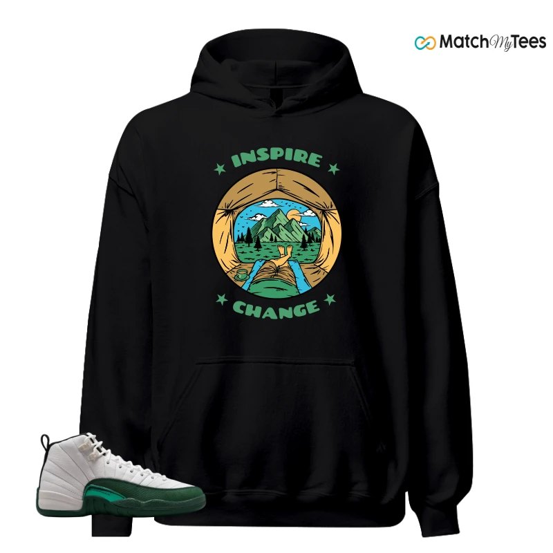 NIKE AIR JORDAN 12 RETRO BUCKS SNEAKER Matching Tees hoodie