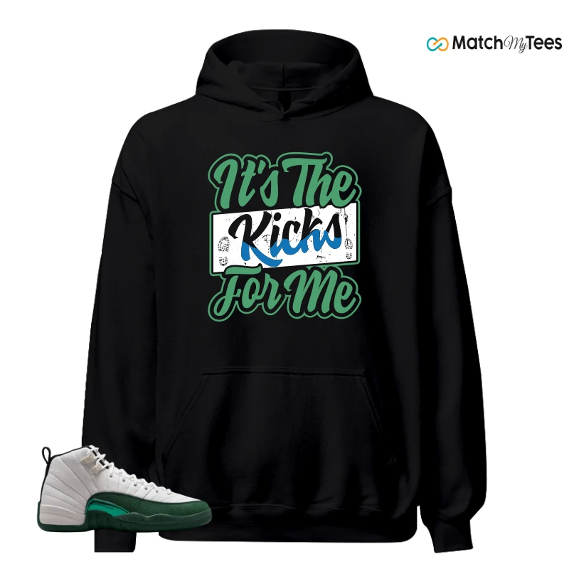 NIKE AIR JORDAN 12 RETRO BUCKS SNEAKER Matching Tees hoodie