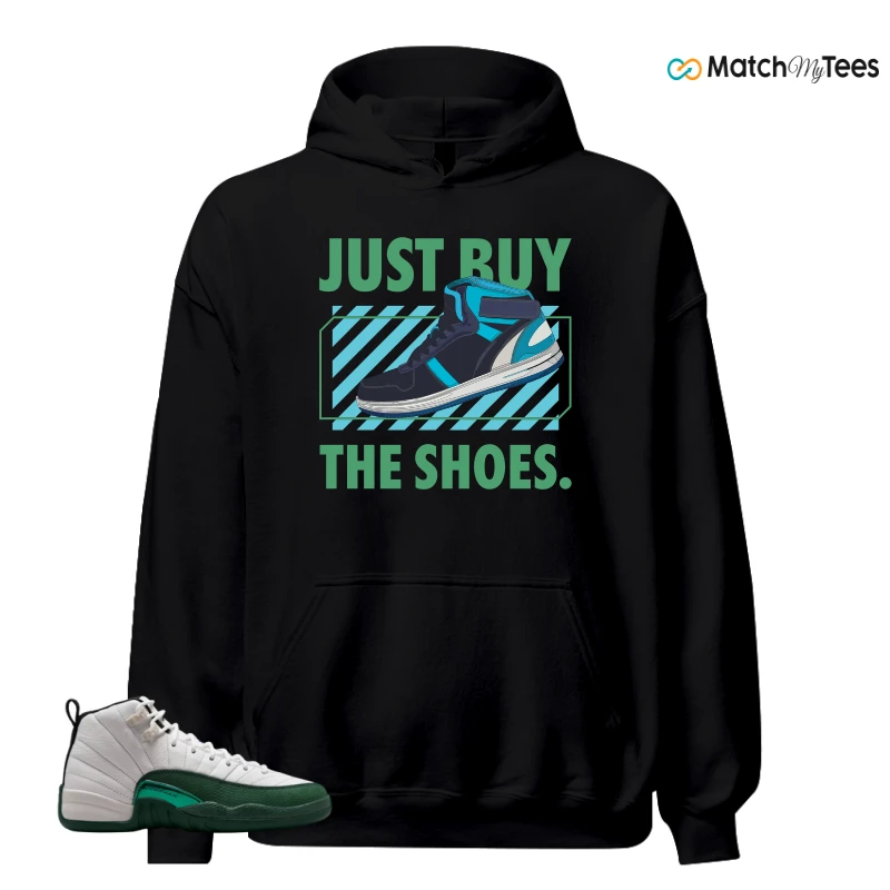 NIKE AIR JORDAN 12 RETRO BUCKS SNEAKER Matching Tees hoodie