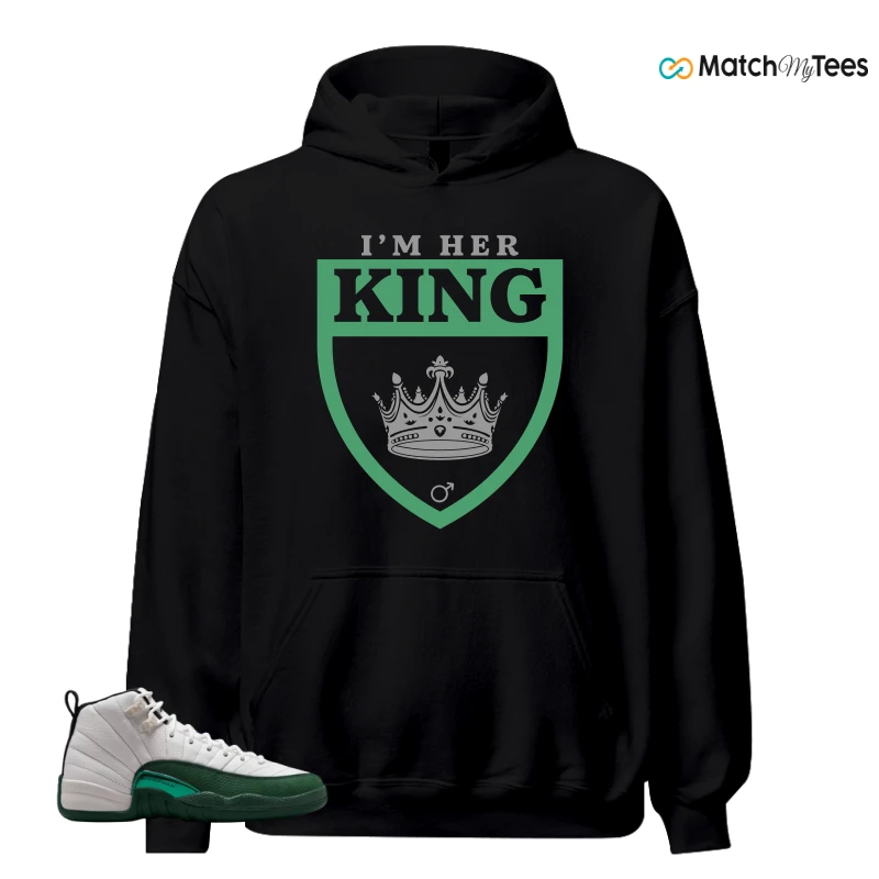 NIKE AIR JORDAN 12 RETRO BUCKS SNEAKER Matching Tees hoodie