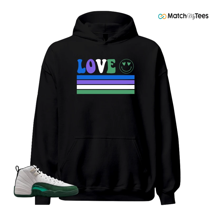 NIKE AIR JORDAN 12 RETRO BUCKS SNEAKER Matching Tees hoodie