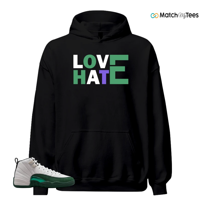 NIKE AIR JORDAN 12 RETRO BUCKS SNEAKER Matching Tees hoodie