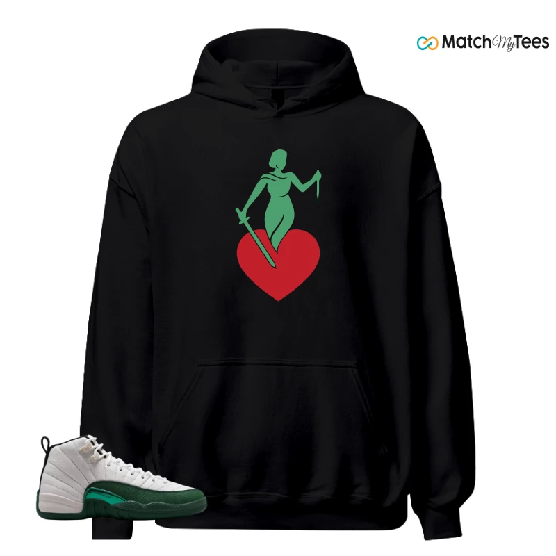 NIKE AIR JORDAN 12 RETRO BUCKS SNEAKER Matching Tees hoodie