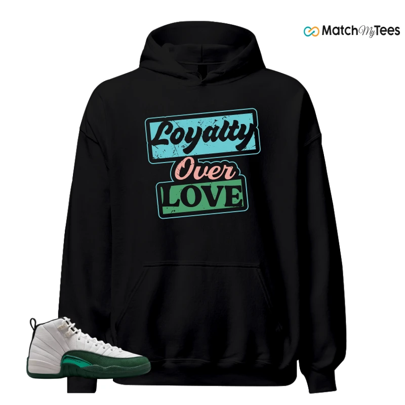 NIKE AIR JORDAN 12 RETRO BUCKS SNEAKER Matching Tees hoodie