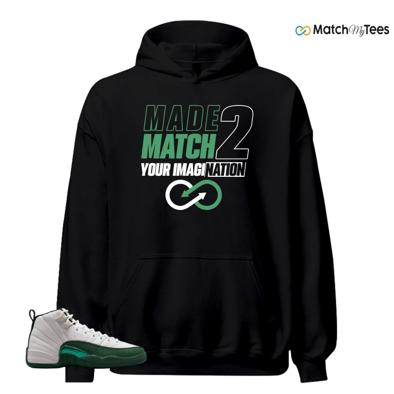 NIKE AIR JORDAN 12 RETRO BUCKS SNEAKER Matching Tees hoodie