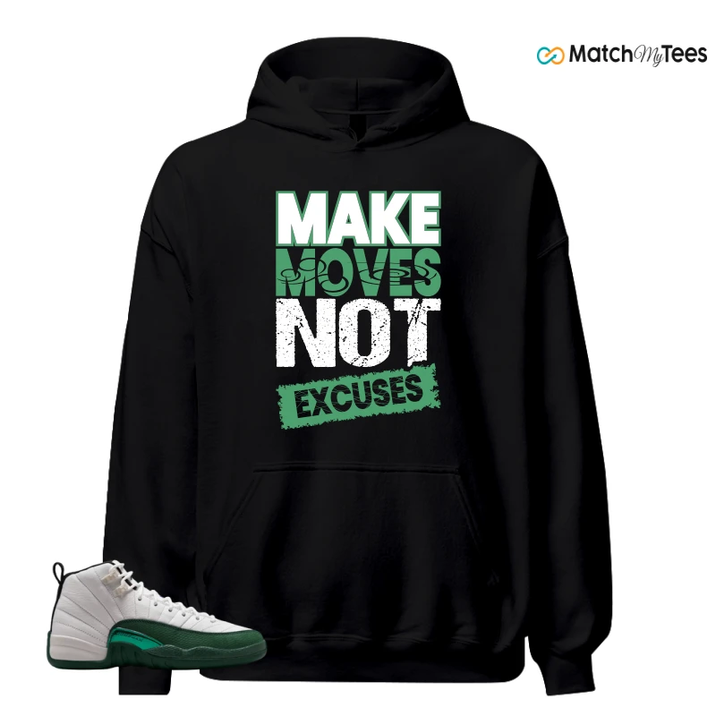 NIKE AIR JORDAN 12 RETRO BUCKS SNEAKER Matching Tees hoodie