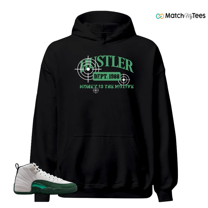 NIKE AIR JORDAN 12 RETRO BUCKS SNEAKER Matching Tees hoodie
