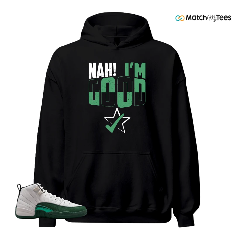 NIKE AIR JORDAN 12 RETRO BUCKS SNEAKER Matching Tees hoodie