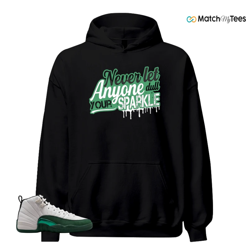 NIKE AIR JORDAN 12 RETRO BUCKS SNEAKER Matching Tees hoodie