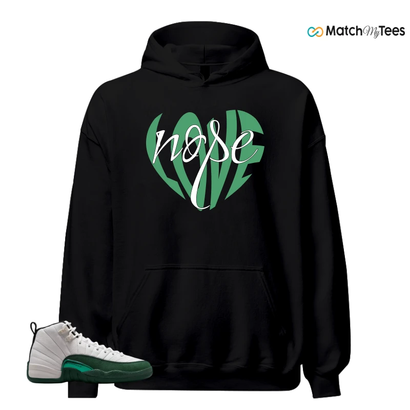 NIKE AIR JORDAN 12 RETRO BUCKS SNEAKER Matching Tees hoodie