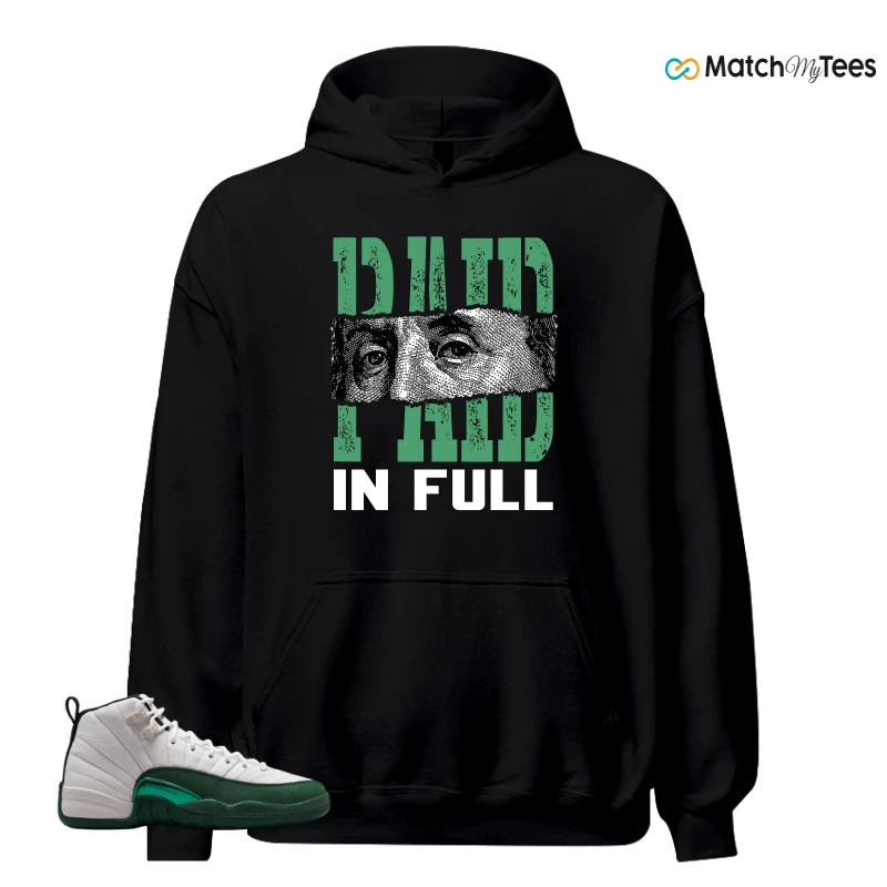 NIKE AIR JORDAN 12 RETRO BUCKS SNEAKER Matching Tees hoodie
