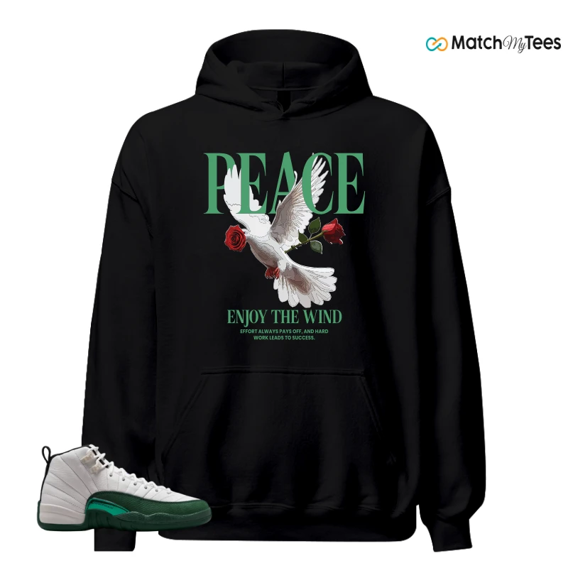 NIKE AIR JORDAN 12 RETRO BUCKS SNEAKER Matching Tees hoodie