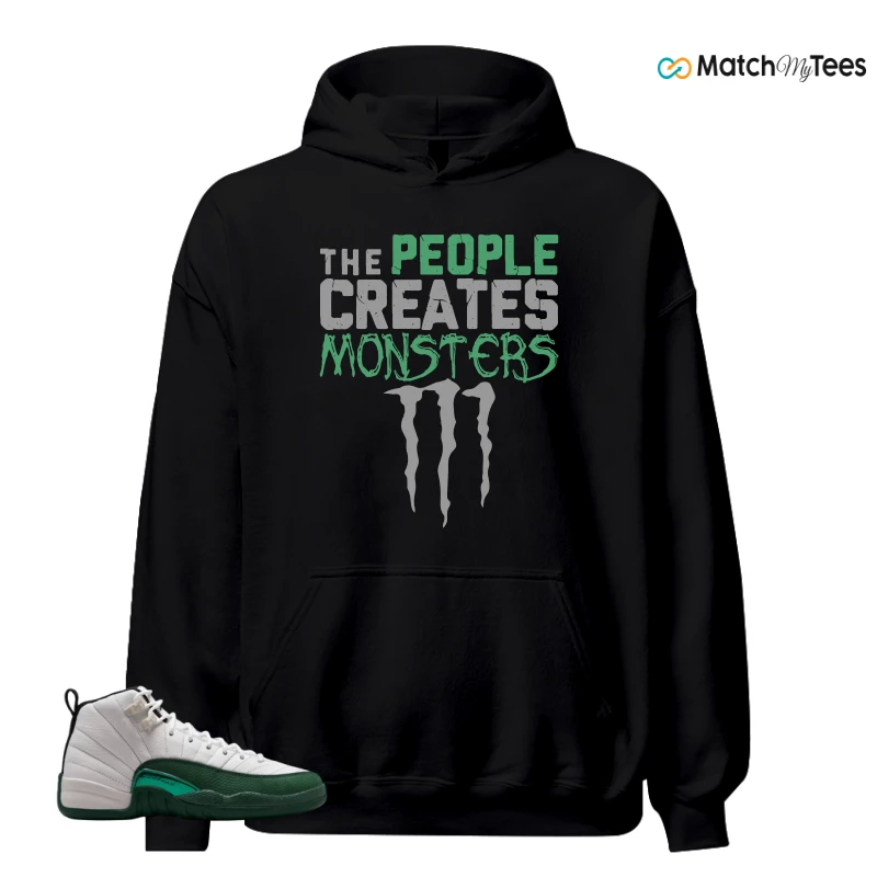 NIKE AIR JORDAN 12 RETRO BUCKS SNEAKER Matching Tees hoodie