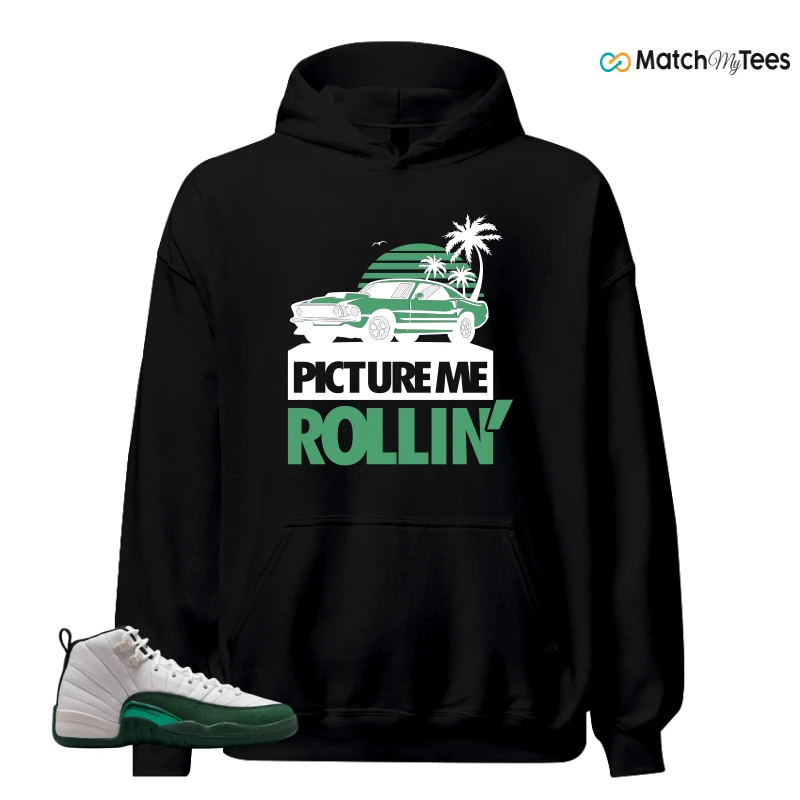 NIKE AIR JORDAN 12 RETRO BUCKS SNEAKER Matching Tees hoodie
