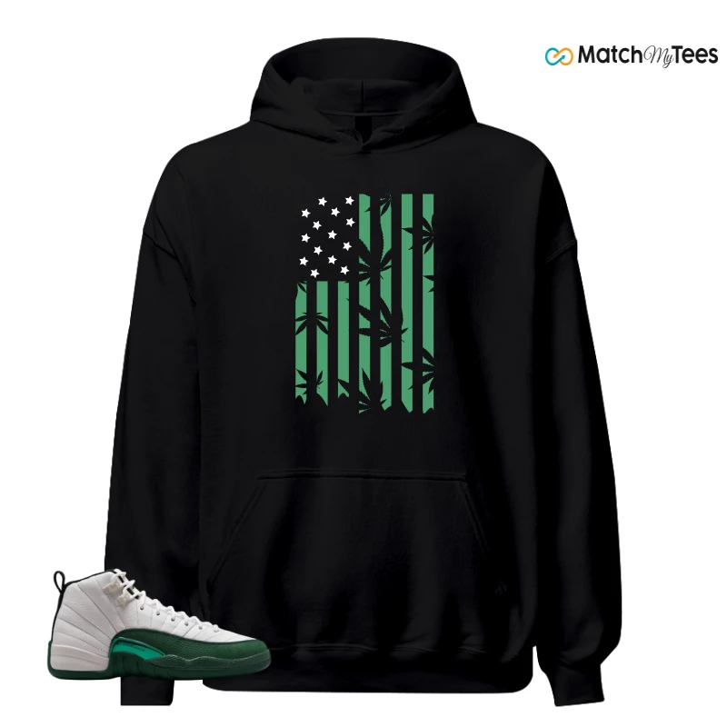 NIKE AIR JORDAN 12 RETRO BUCKS SNEAKER Matching Tees hoodie