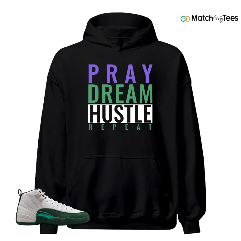 NIKE AIR JORDAN 12 RETRO BUCKS SNEAKER Matching Tees hoodie