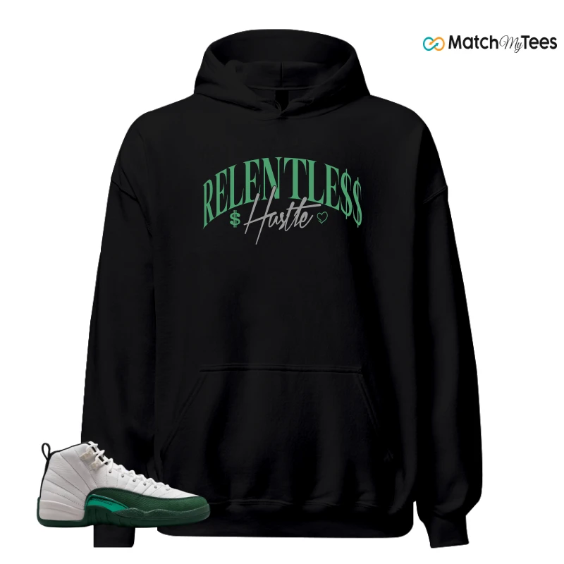 NIKE AIR JORDAN 12 RETRO BUCKS SNEAKER Matching Tees hoodie