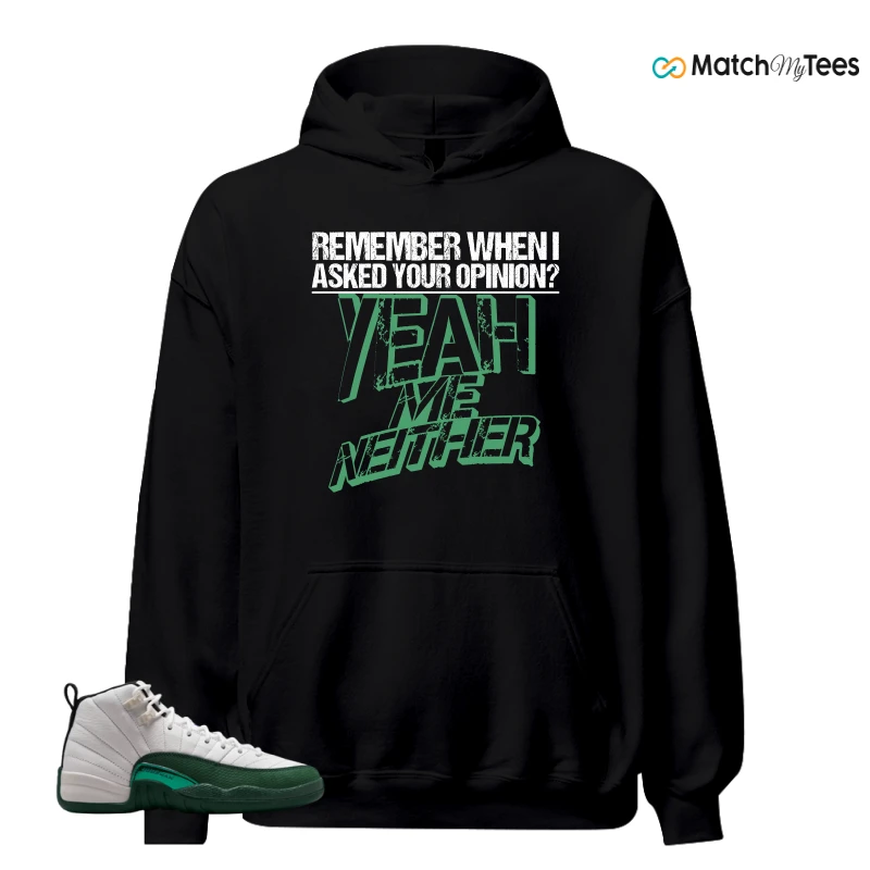 NIKE AIR JORDAN 12 RETRO BUCKS SNEAKER Matching Tees hoodie
