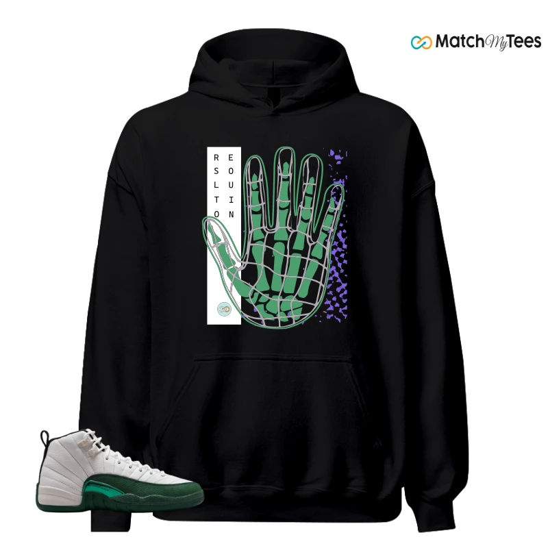 NIKE AIR JORDAN 12 RETRO BUCKS SNEAKER Matching Tees hoodie