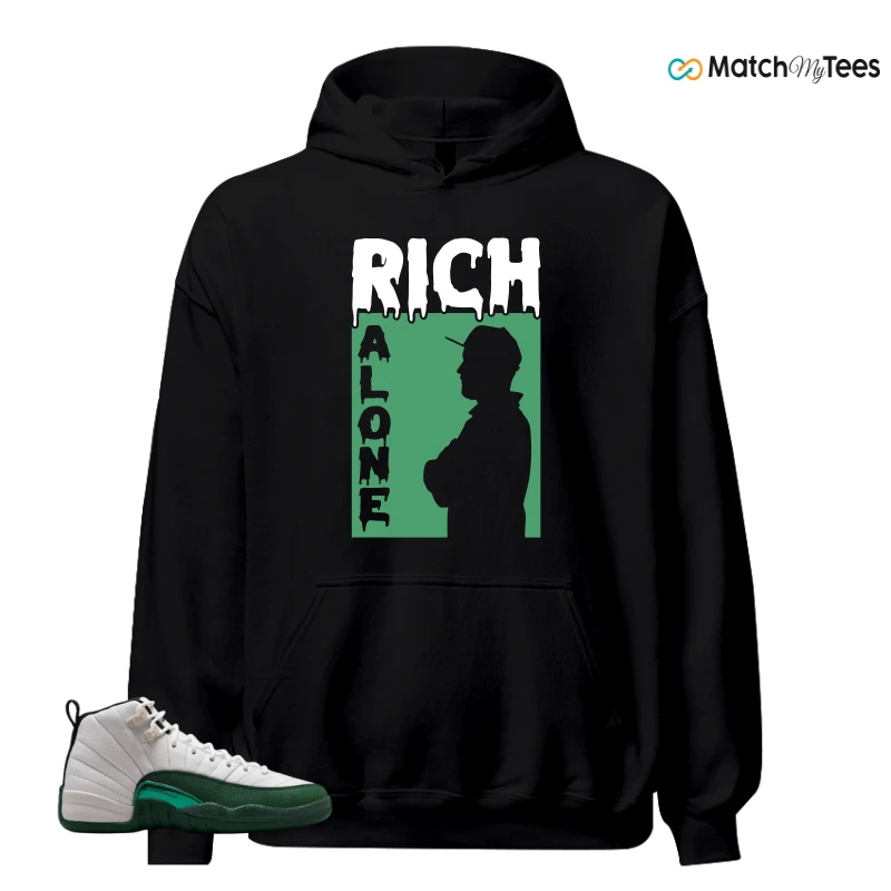 NIKE AIR JORDAN 12 RETRO BUCKS SNEAKER Matching Tees hoodie
