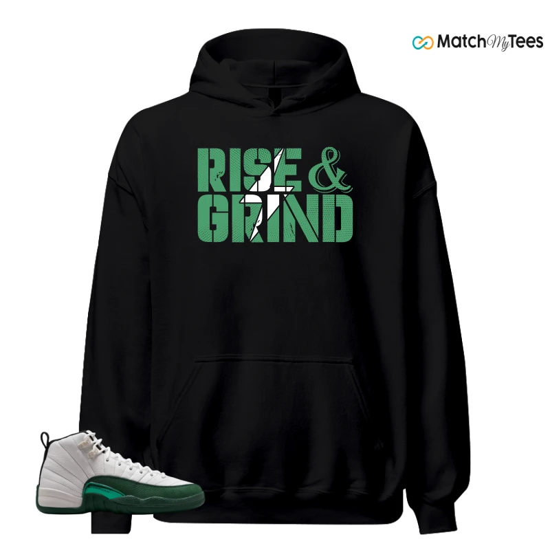 NIKE AIR JORDAN 12 RETRO BUCKS SNEAKER Matching Tees hoodie