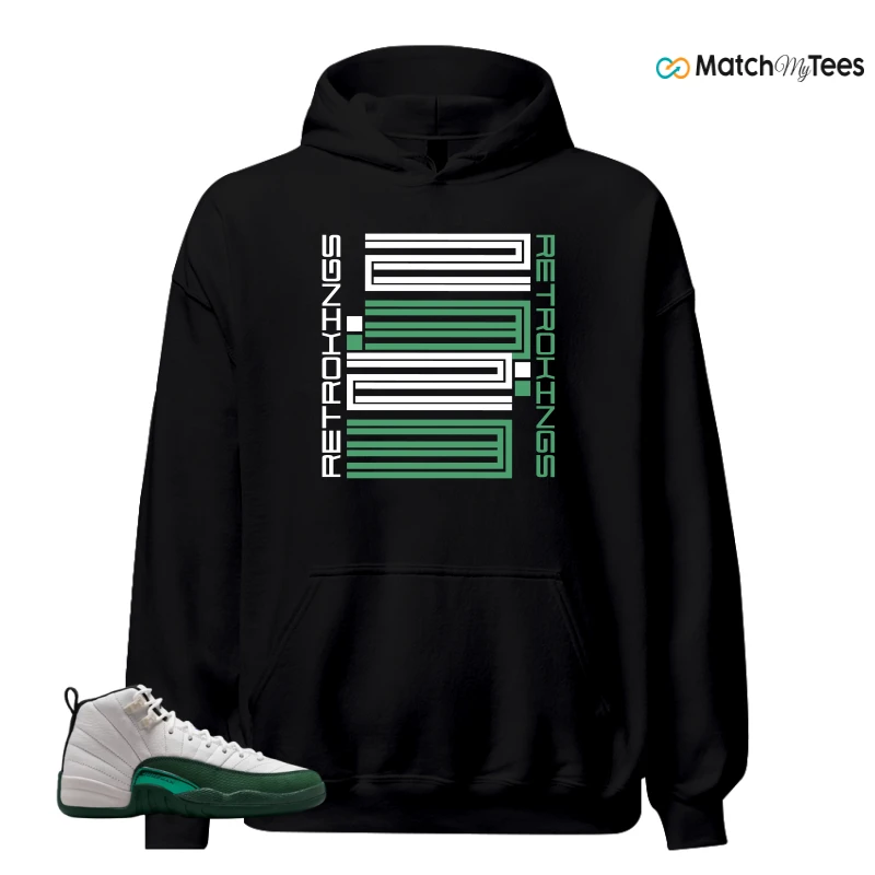 NIKE AIR JORDAN 12 RETRO BUCKS SNEAKER Matching Tees hoodie