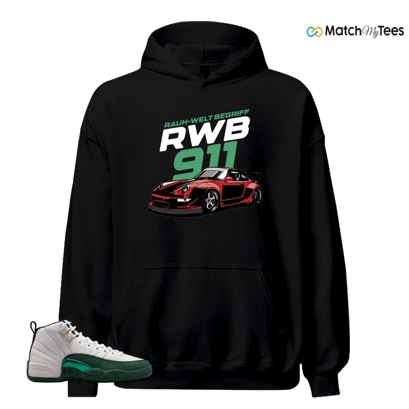 NIKE AIR JORDAN 12 RETRO BUCKS SNEAKER Matching Tees hoodie