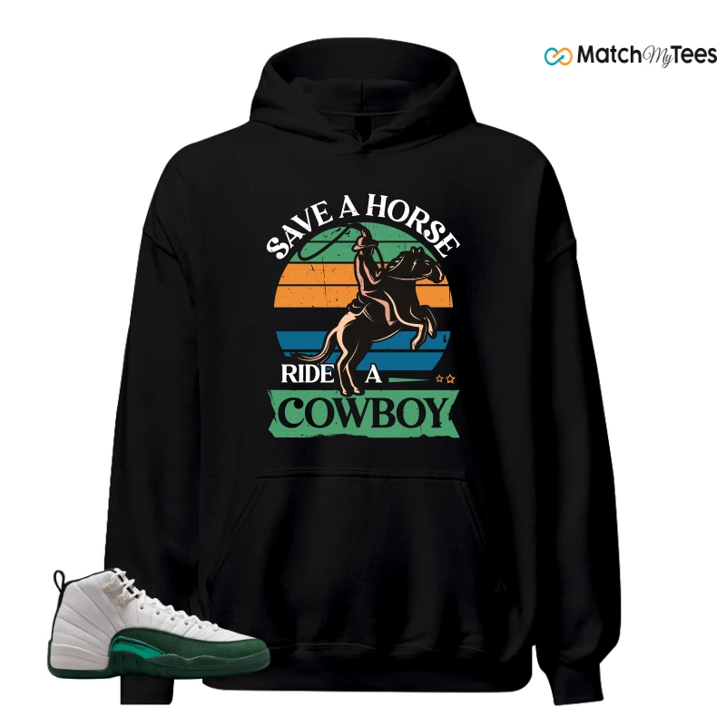 NIKE AIR JORDAN 12 RETRO BUCKS SNEAKER Matching Tees hoodie