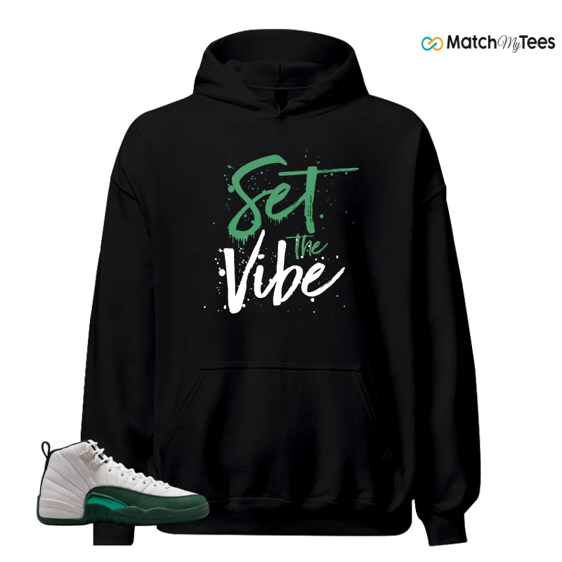 NIKE AIR JORDAN 12 RETRO BUCKS SNEAKER Matching Tees hoodie