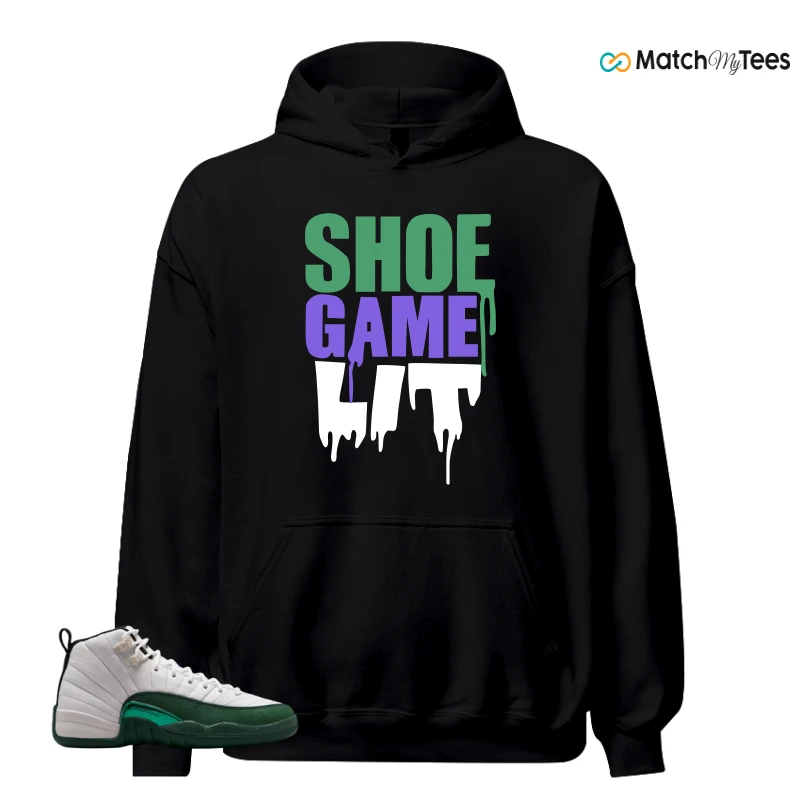 NIKE AIR JORDAN 12 RETRO BUCKS SNEAKER Matching Tees hoodie