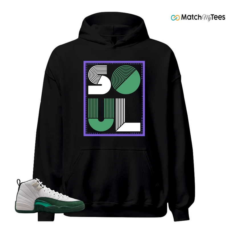 NIKE AIR JORDAN 12 RETRO BUCKS SNEAKER Matching Tees hoodie