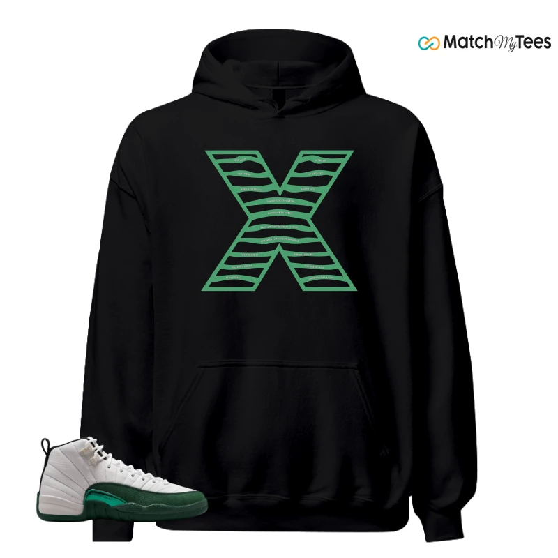 NIKE AIR JORDAN 12 RETRO BUCKS SNEAKER Matching Tees hoodie