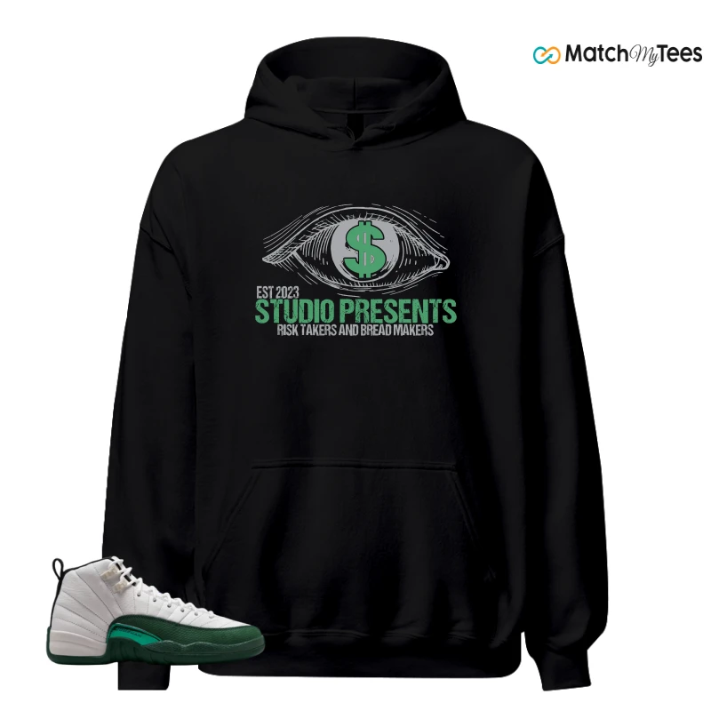 NIKE AIR JORDAN 12 RETRO BUCKS SNEAKER Matching Tees hoodie