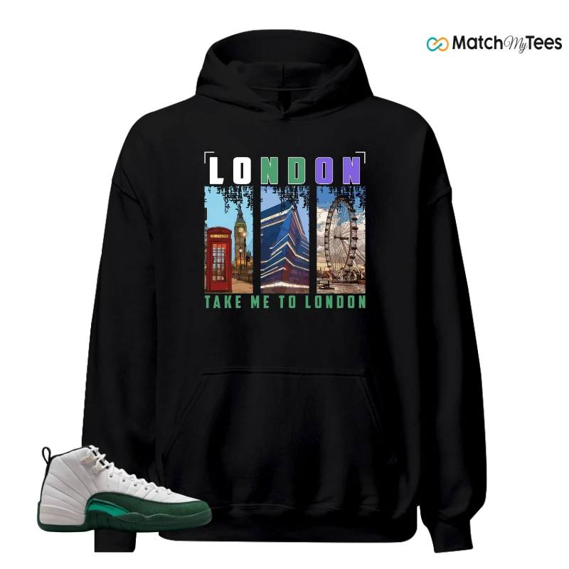 NIKE AIR JORDAN 12 RETRO BUCKS SNEAKER Matching Tees hoodie