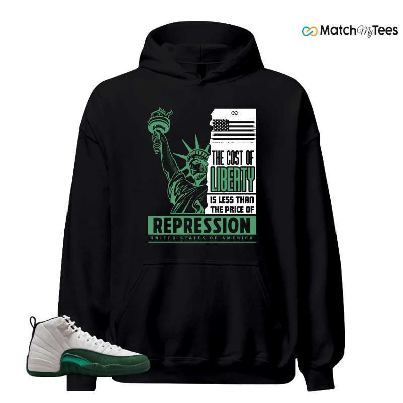 NIKE AIR JORDAN 12 RETRO BUCKS SNEAKER Matching Tees hoodie